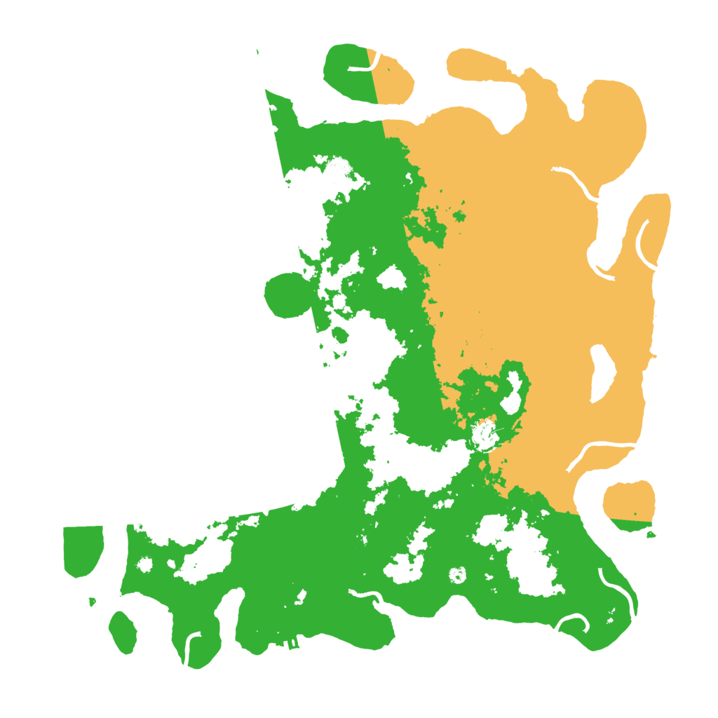 Biome Rust Map: Procedural Map, Size: 4250, Seed: 345