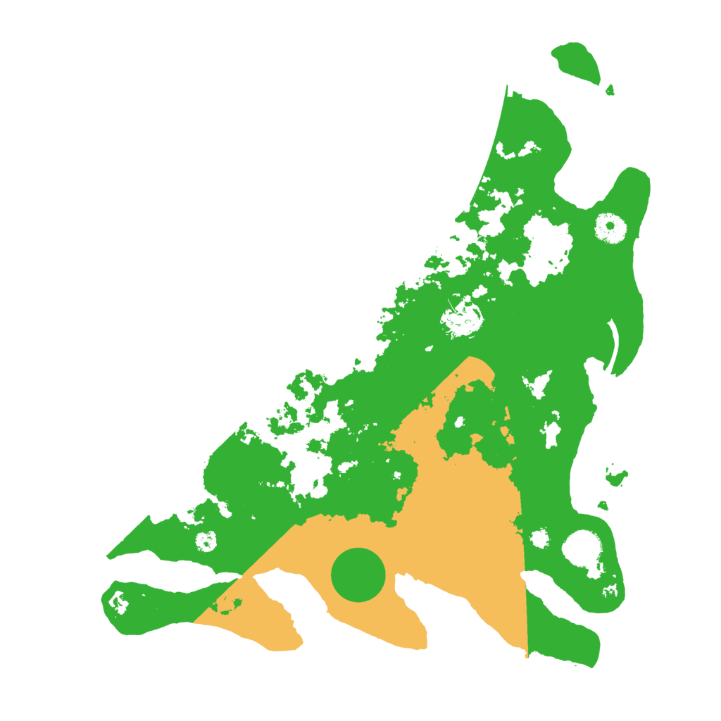 Biome Rust Map: Procedural Map, Size: 3500, Seed: 74715958