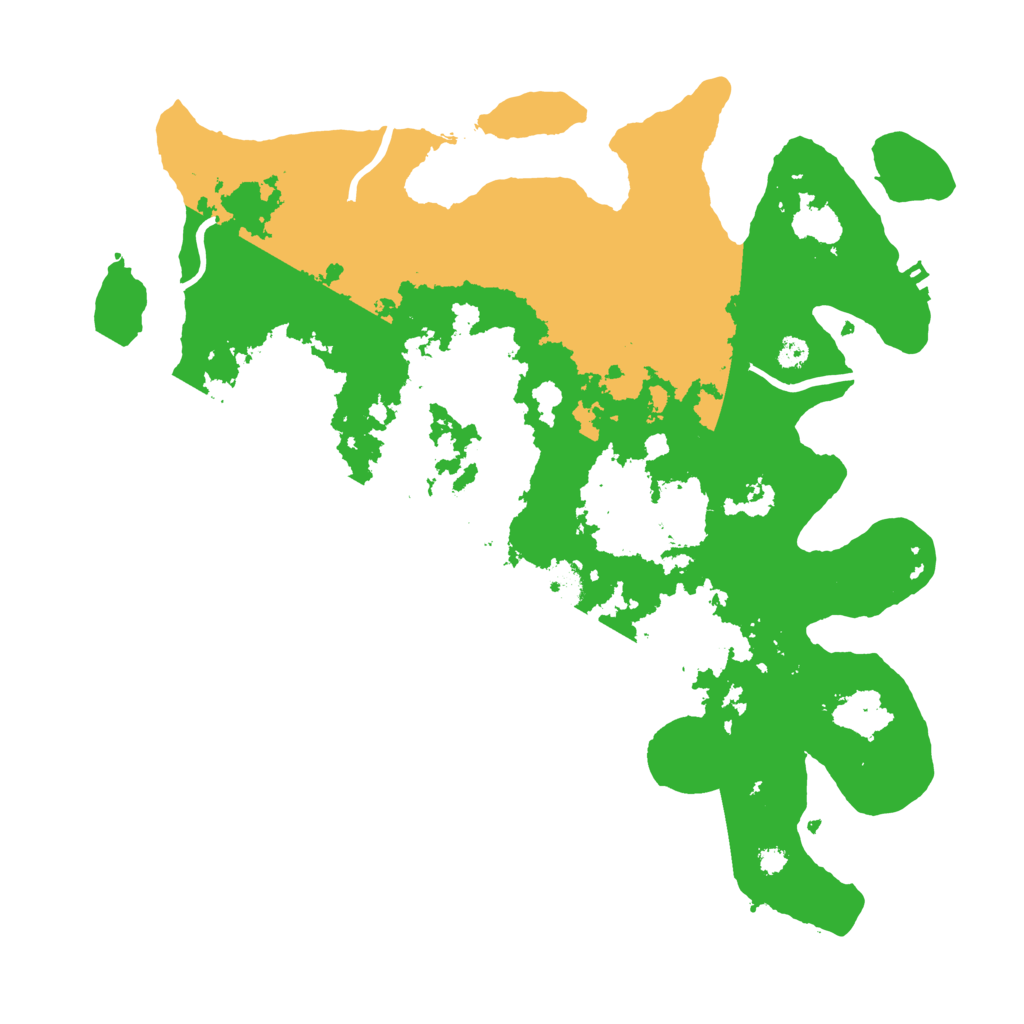 Biome Rust Map: Procedural Map, Size: 3500, Seed: 95784464