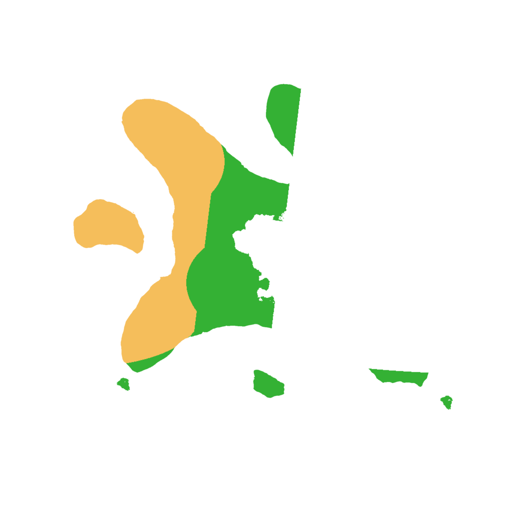 Biome Rust Map: Procedural Map, Size: 2000, Seed: 93