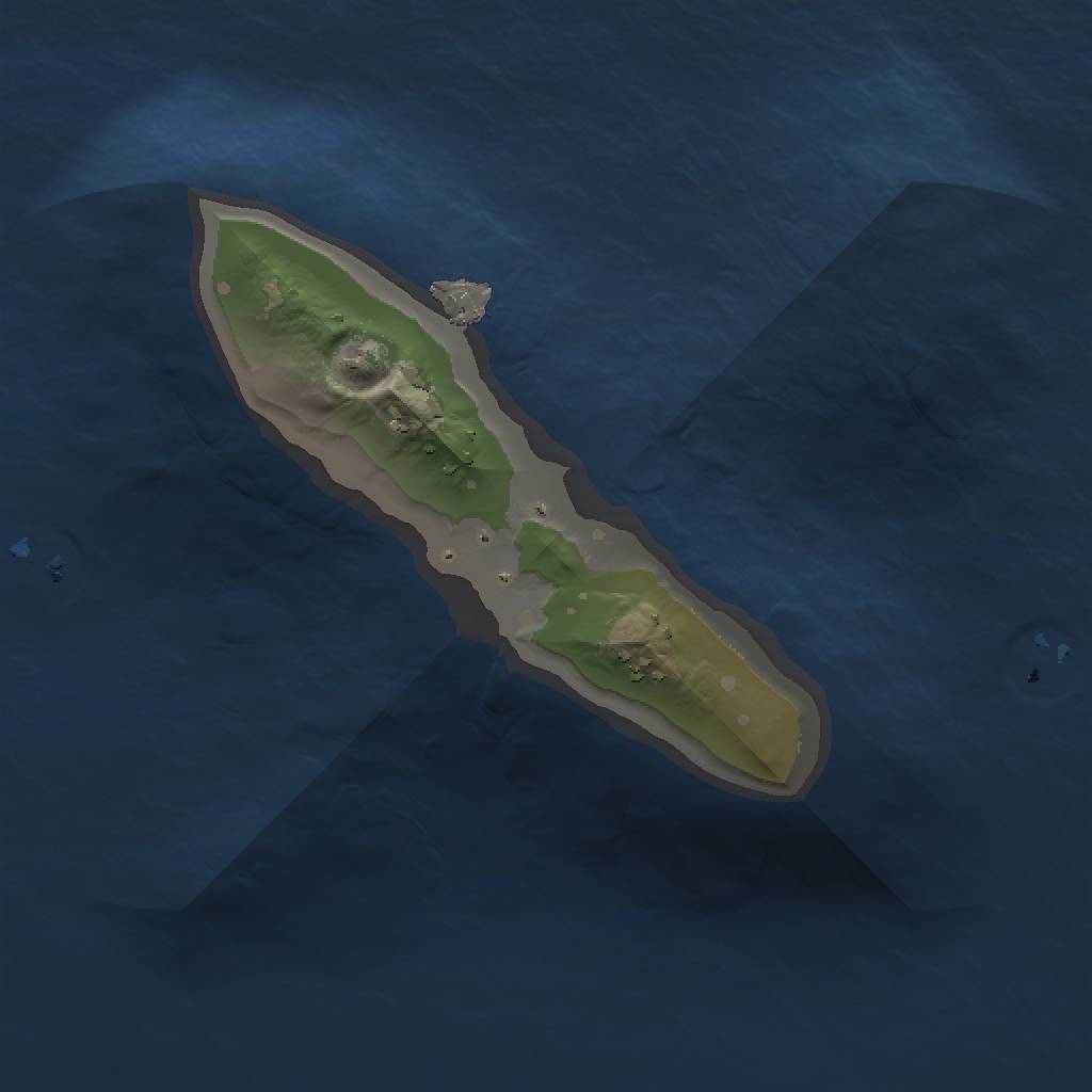 Rust Map: Procedural Map, Size: 1000, Seed: 635940, 3 Monuments