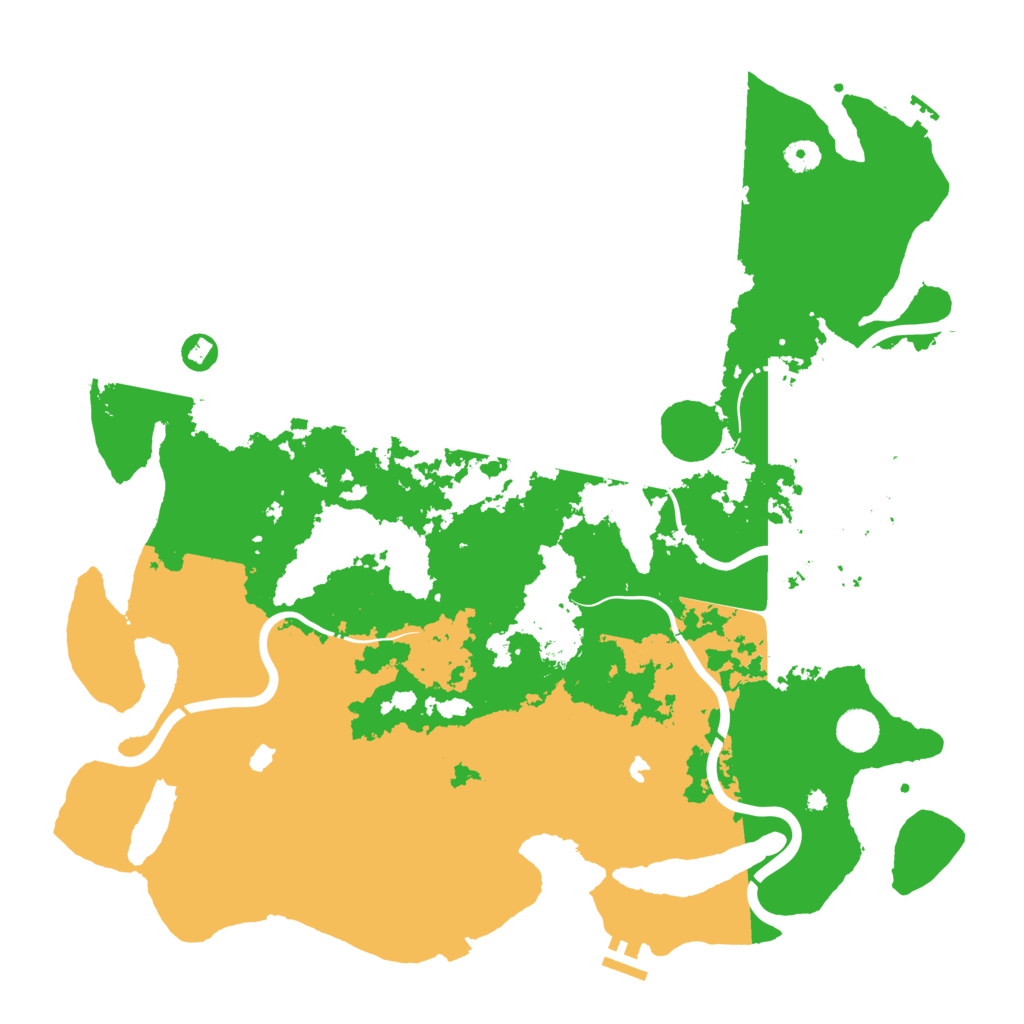 Biome Rust Map: Procedural Map, Size: 4500, Seed: 382313871