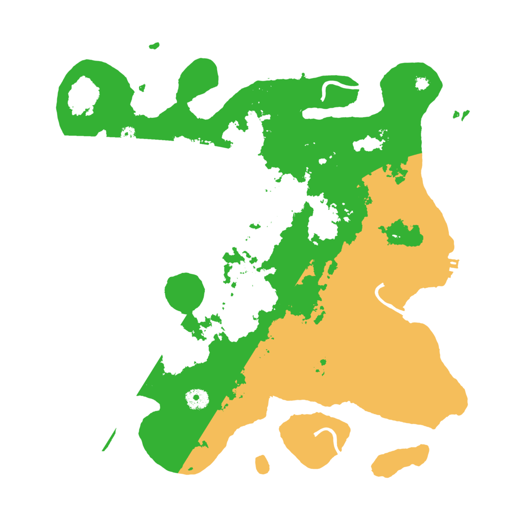 Biome Rust Map: Procedural Map, Size: 3500, Seed: 70782116