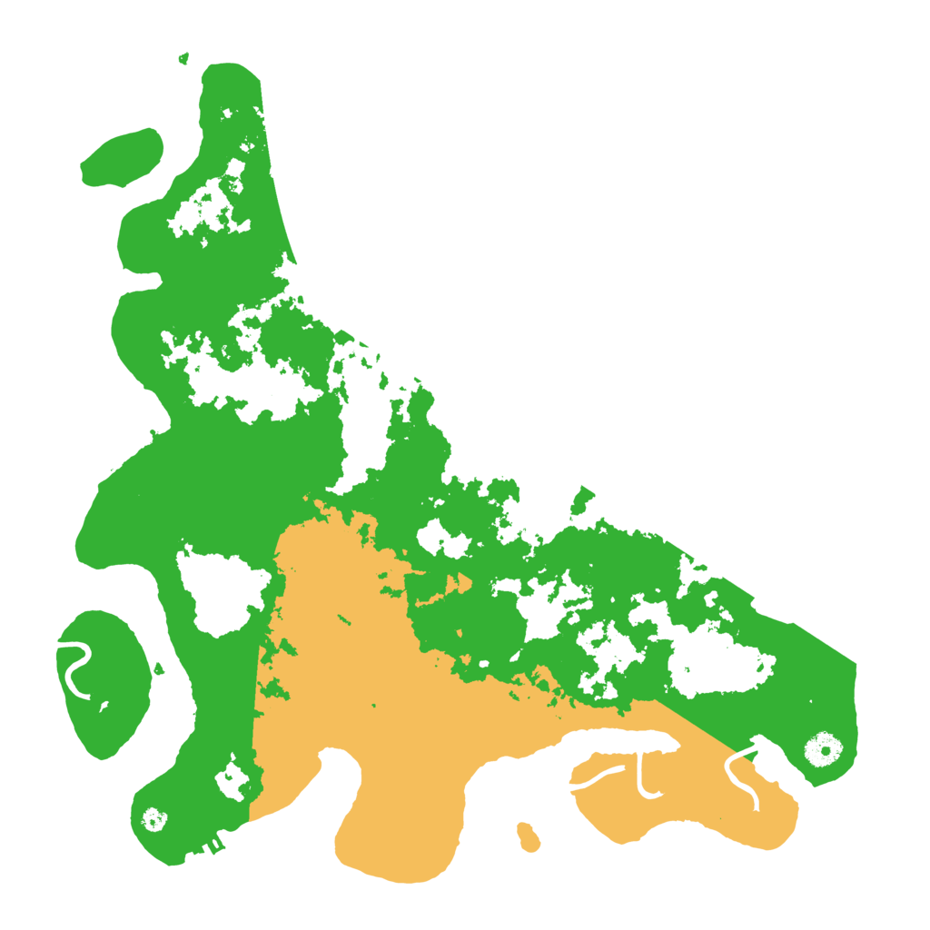 Biome Rust Map: Procedural Map, Size: 4000, Seed: 674325