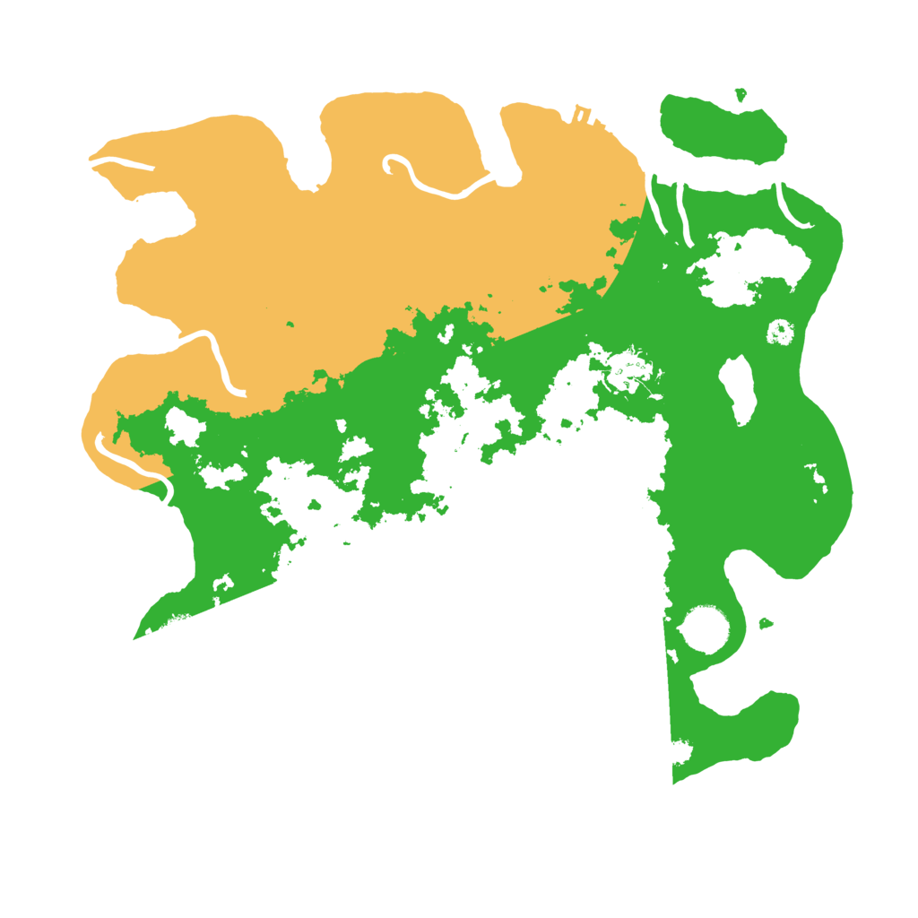 Biome Rust Map: Procedural Map, Size: 3500, Seed: 359745916