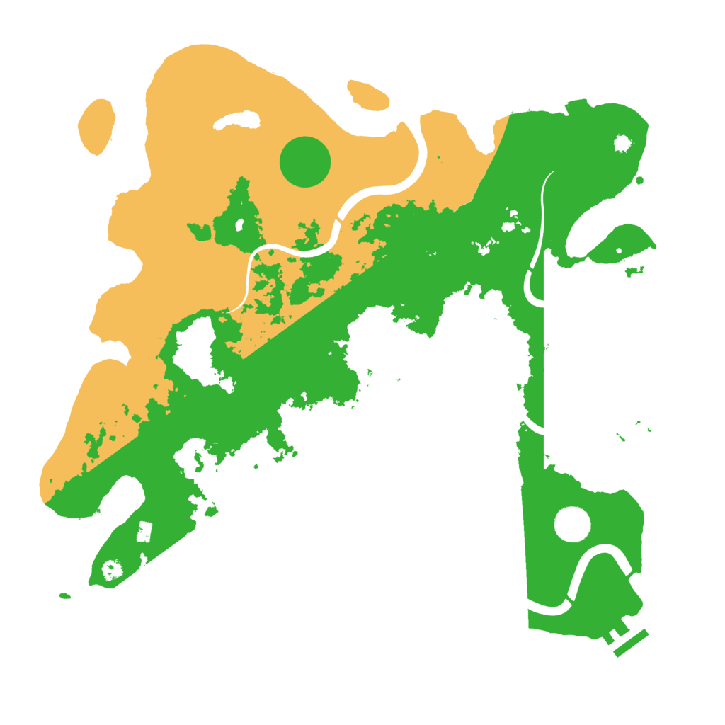 Biome Rust Map: Procedural Map, Size: 3750, Seed: 154785648