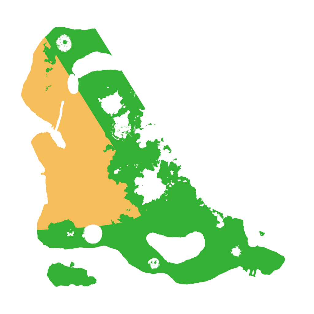 Biome Rust Map: Procedural Map, Size: 3000, Seed: 35874