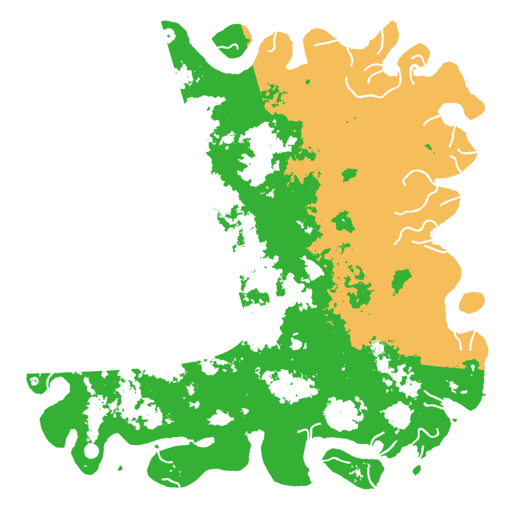 Biome Rust Map: Procedural Map, Size: 6000, Seed: 156152862