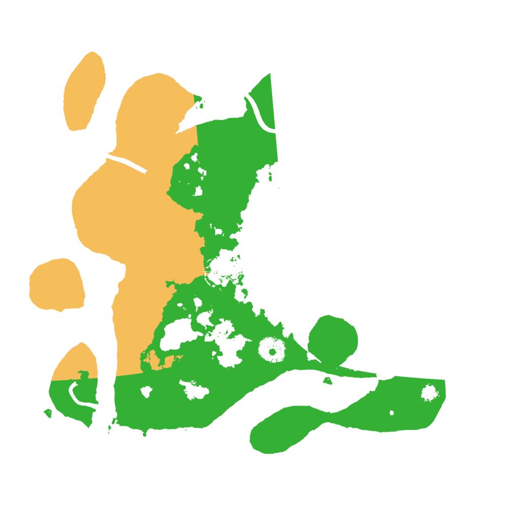 Biome Rust Map: Procedural Map, Size: 3000, Seed: 84889
