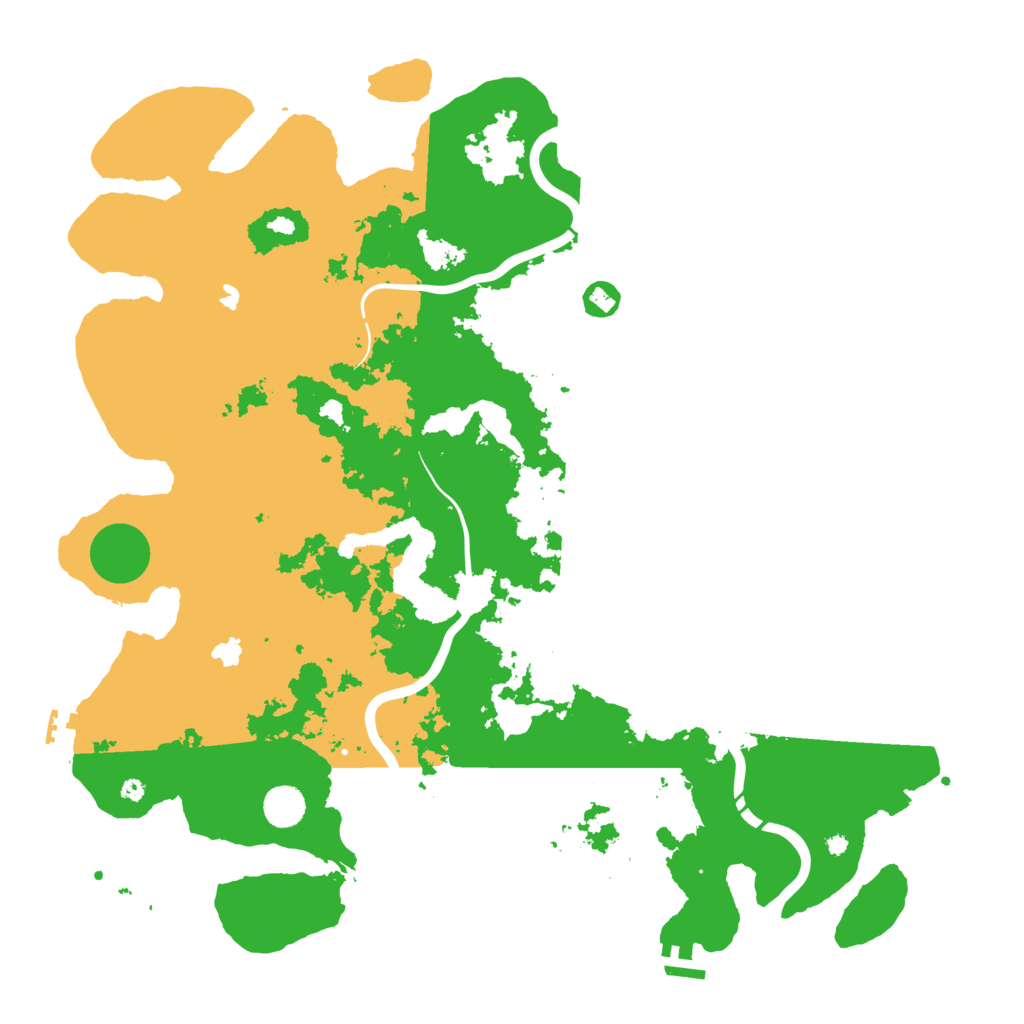 Biome Rust Map: Procedural Map, Size: 4500, Seed: 279535534