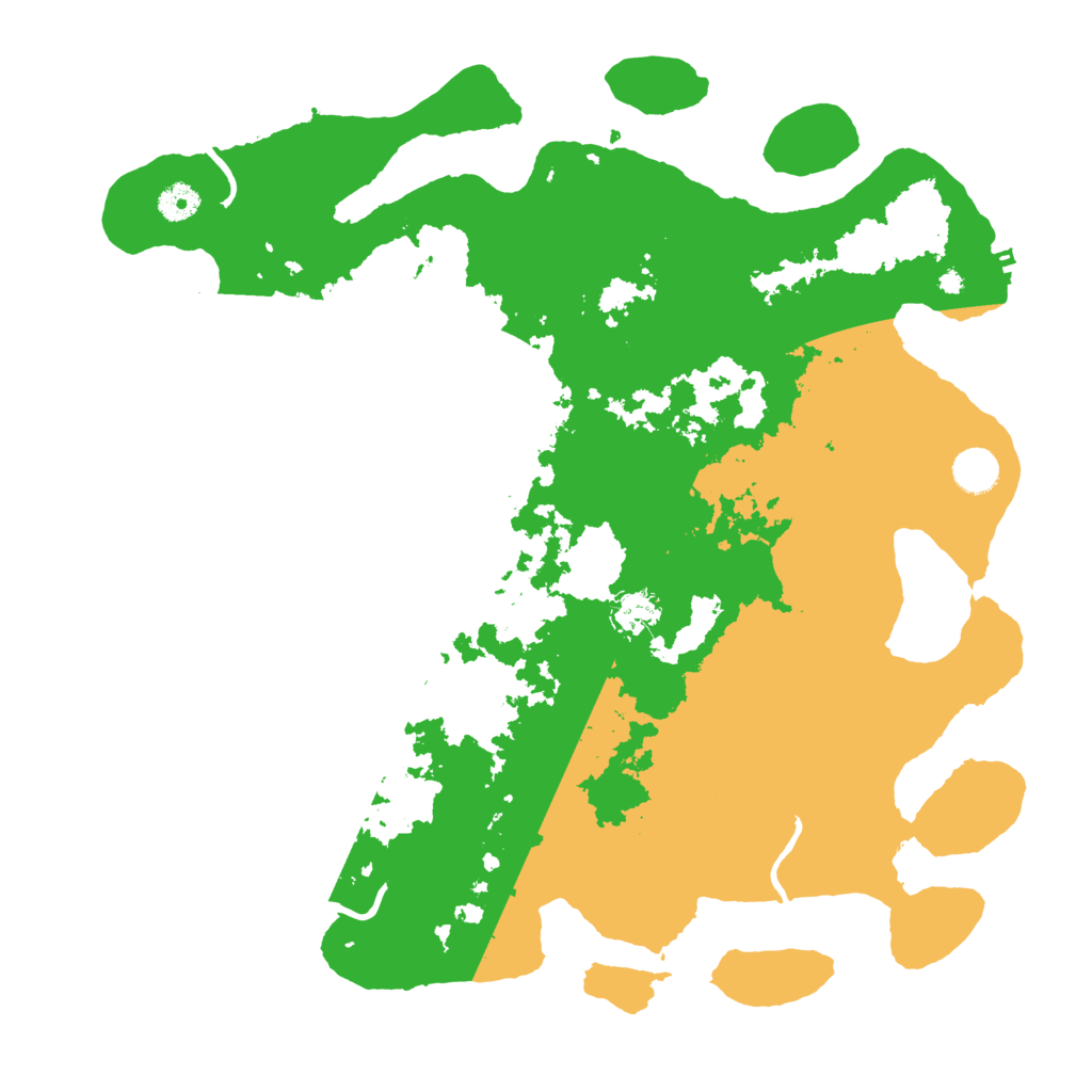 Biome Rust Map: Procedural Map, Size: 4200, Seed: 1516