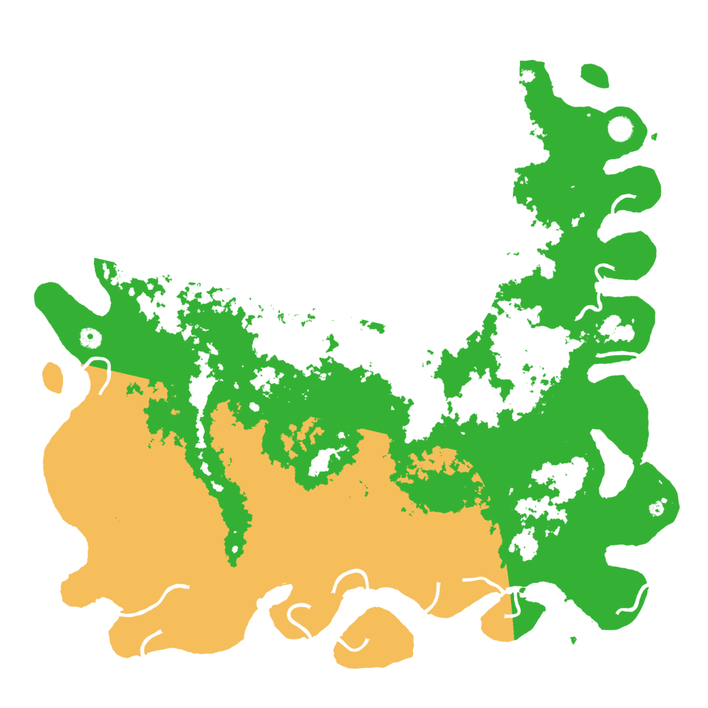 Biome Rust Map: Procedural Map, Size: 5000, Seed: 595338110