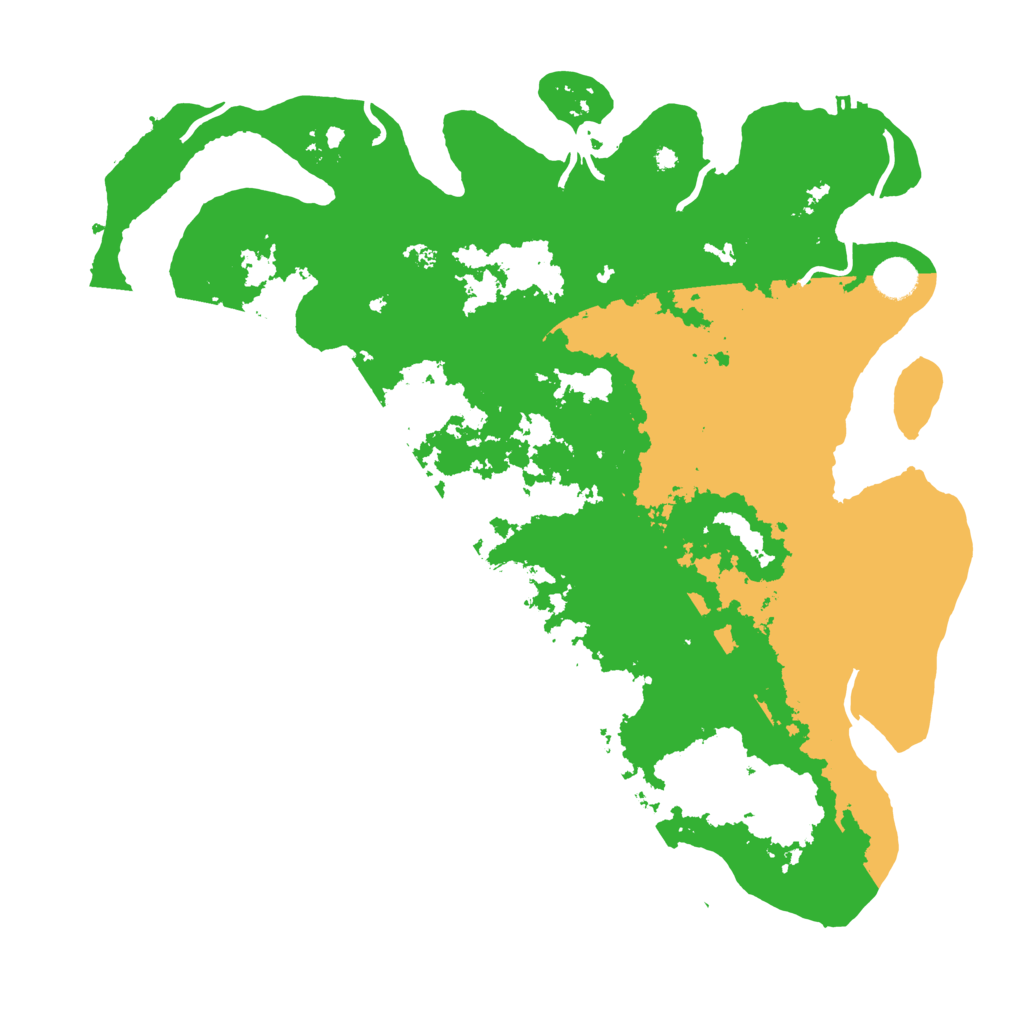 Biome Rust Map: Procedural Map, Size: 4300, Seed: 1567
