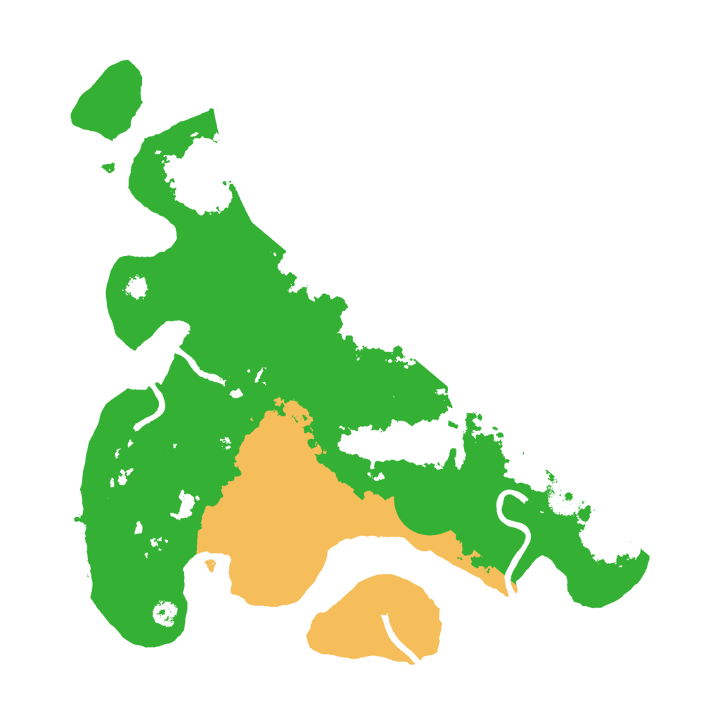 Biome Rust Map: Procedural Map, Size: 3000, Seed: 2128962861