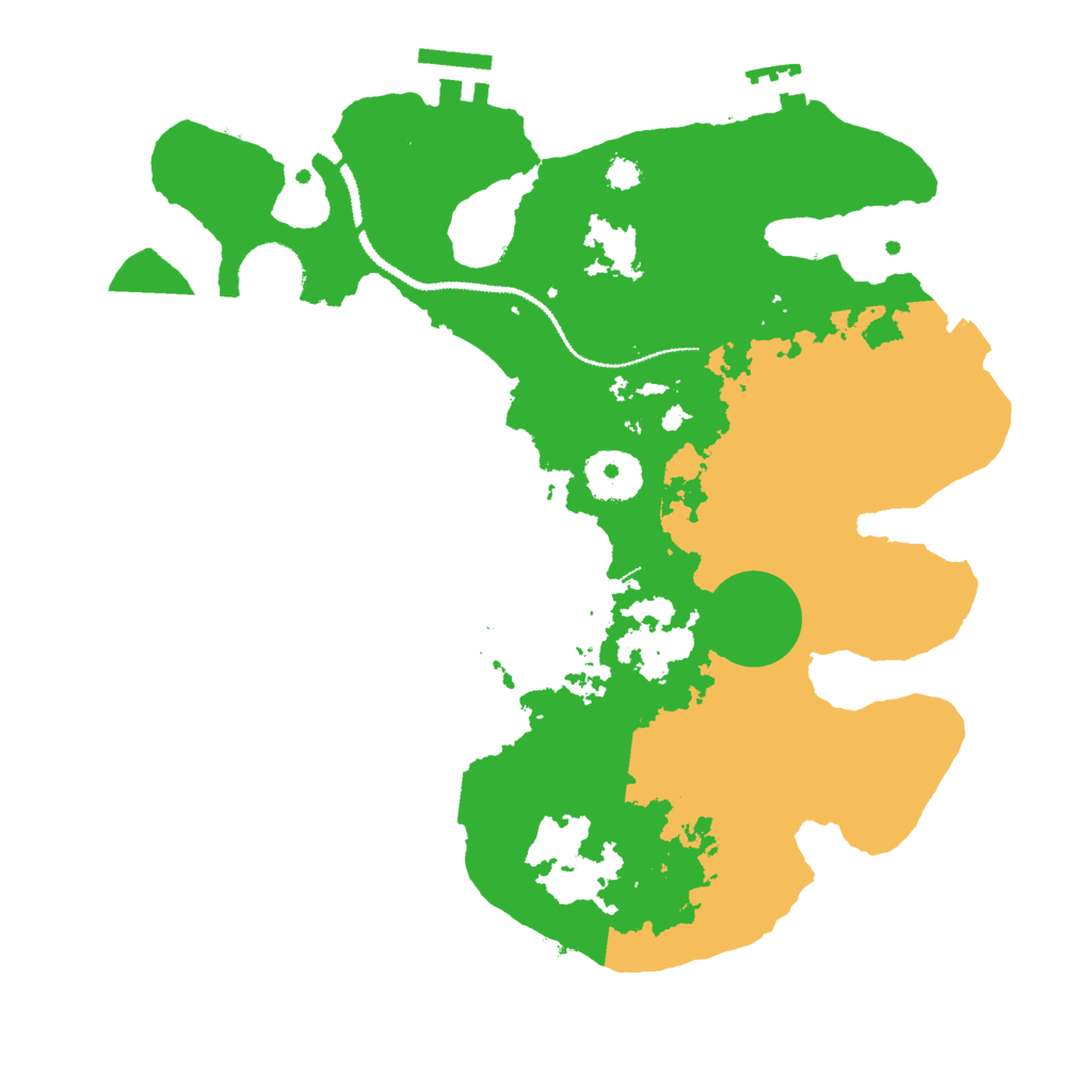 Biome Rust Map: Procedural Map, Size: 3000, Seed: 11273467