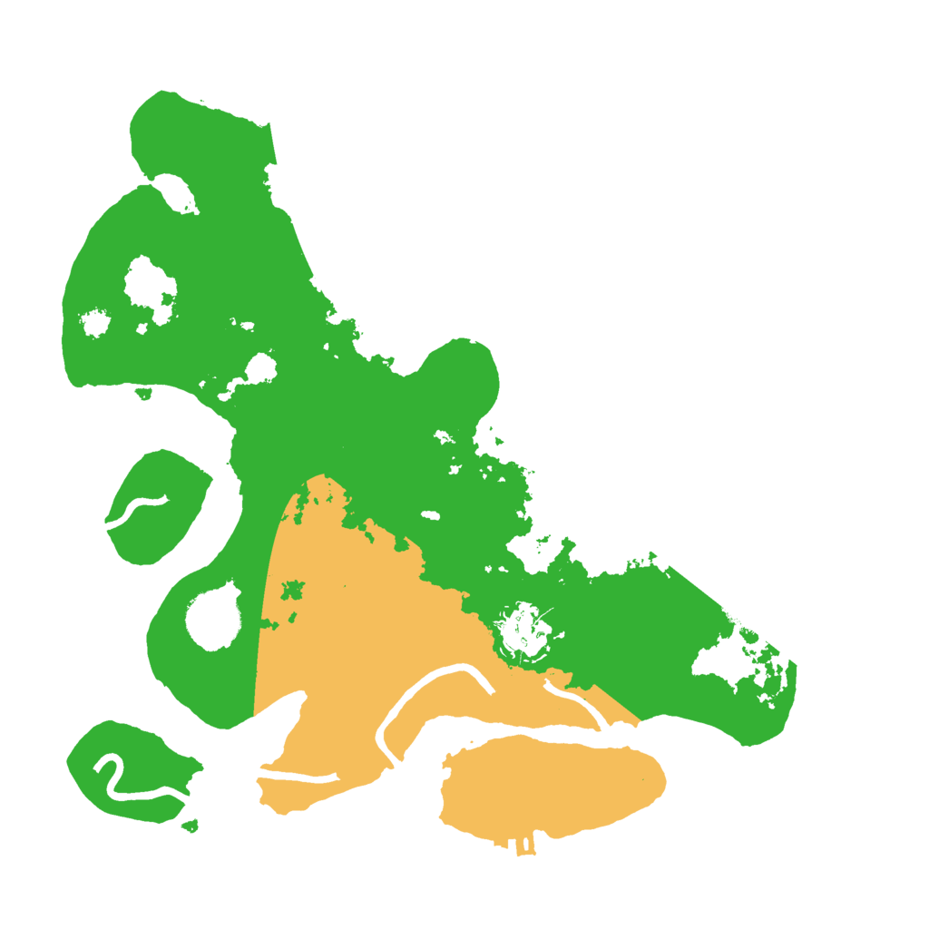 Biome Rust Map: Procedural Map, Size: 3000, Seed: 4350