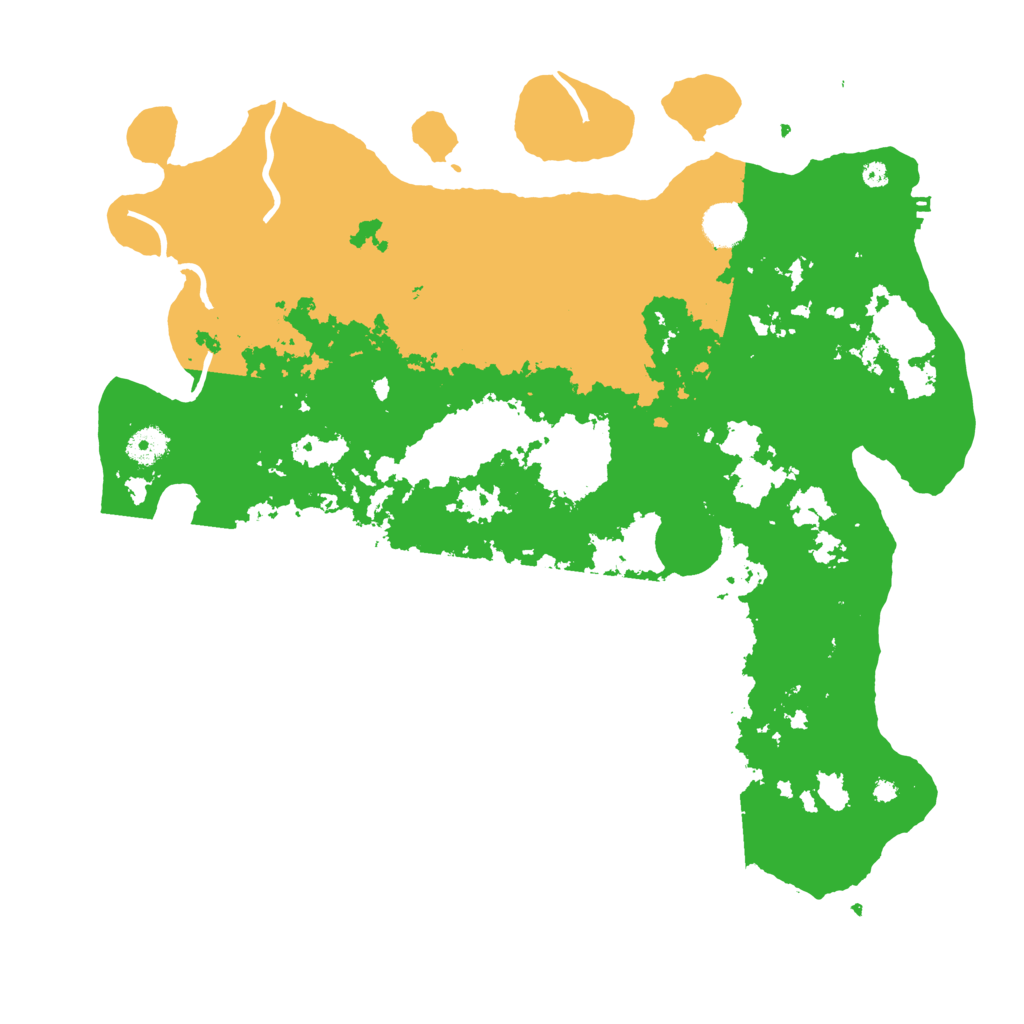 Biome Rust Map: Procedural Map, Size: 4100, Seed: 1566