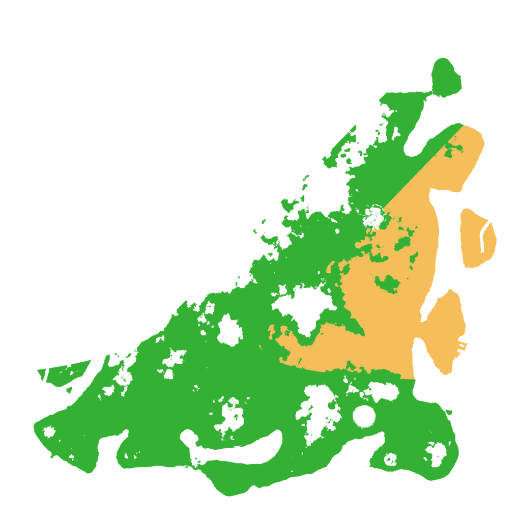 Biome Rust Map: Procedural Map, Size: 4100, Seed: 1233