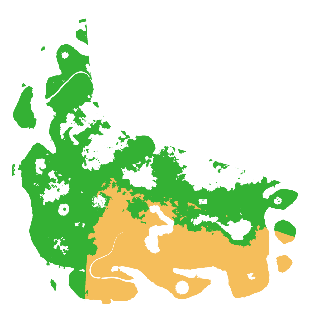 Biome Rust Map: Procedural Map, Size: 4200, Seed: 1688