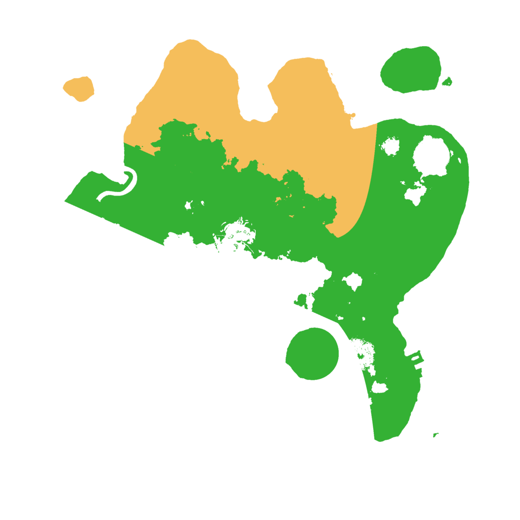 Biome Rust Map: Procedural Map, Size: 2700, Seed: 97195338