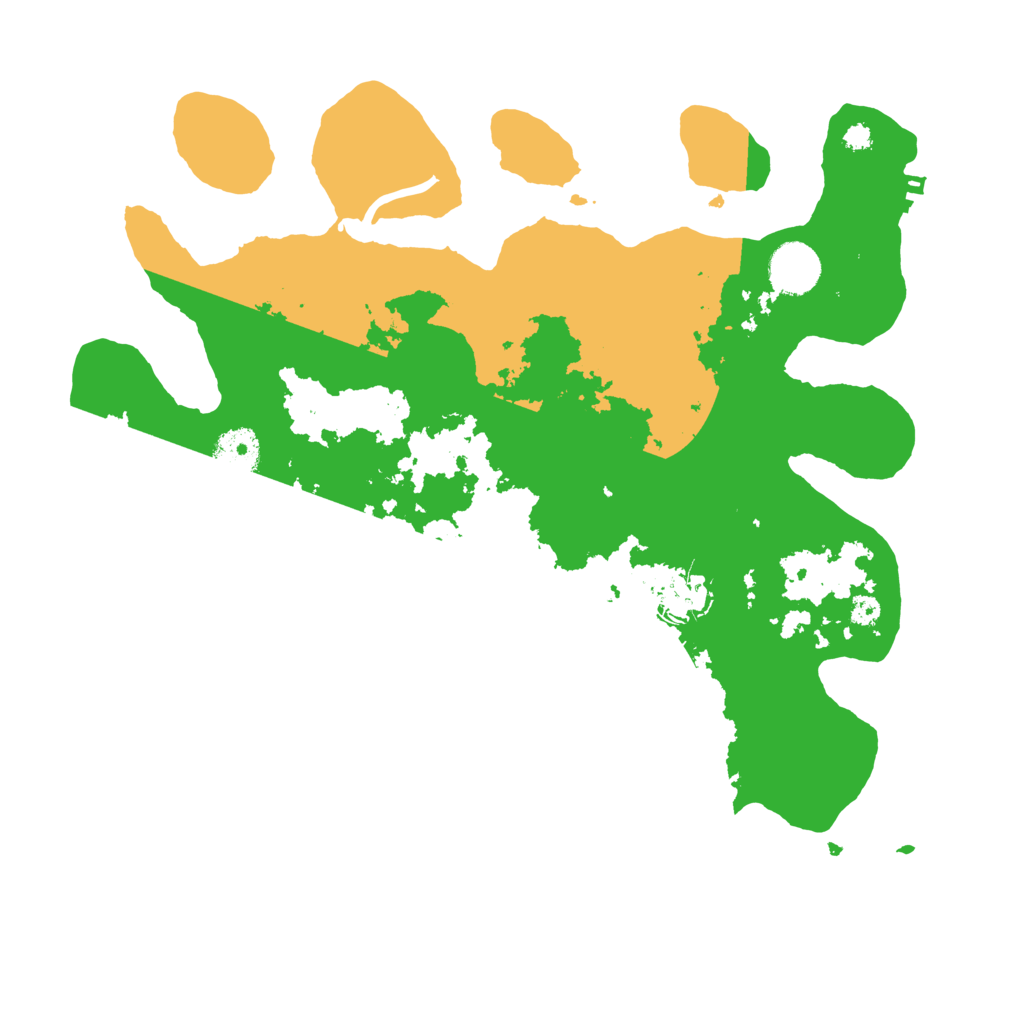 Biome Rust Map: Procedural Map, Size: 3500, Seed: 3326692