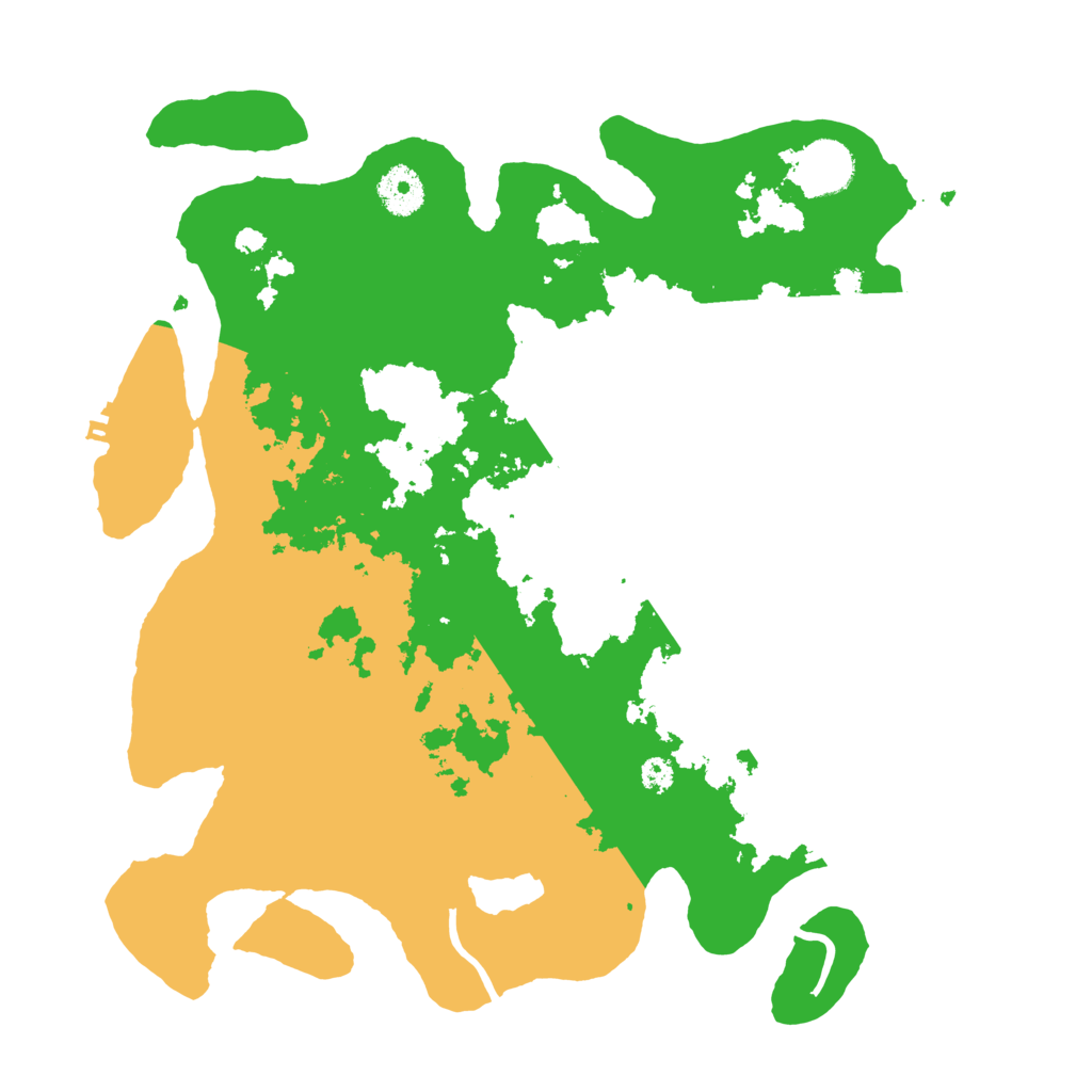 Biome Rust Map: Procedural Map, Size: 3500, Seed: 33632654