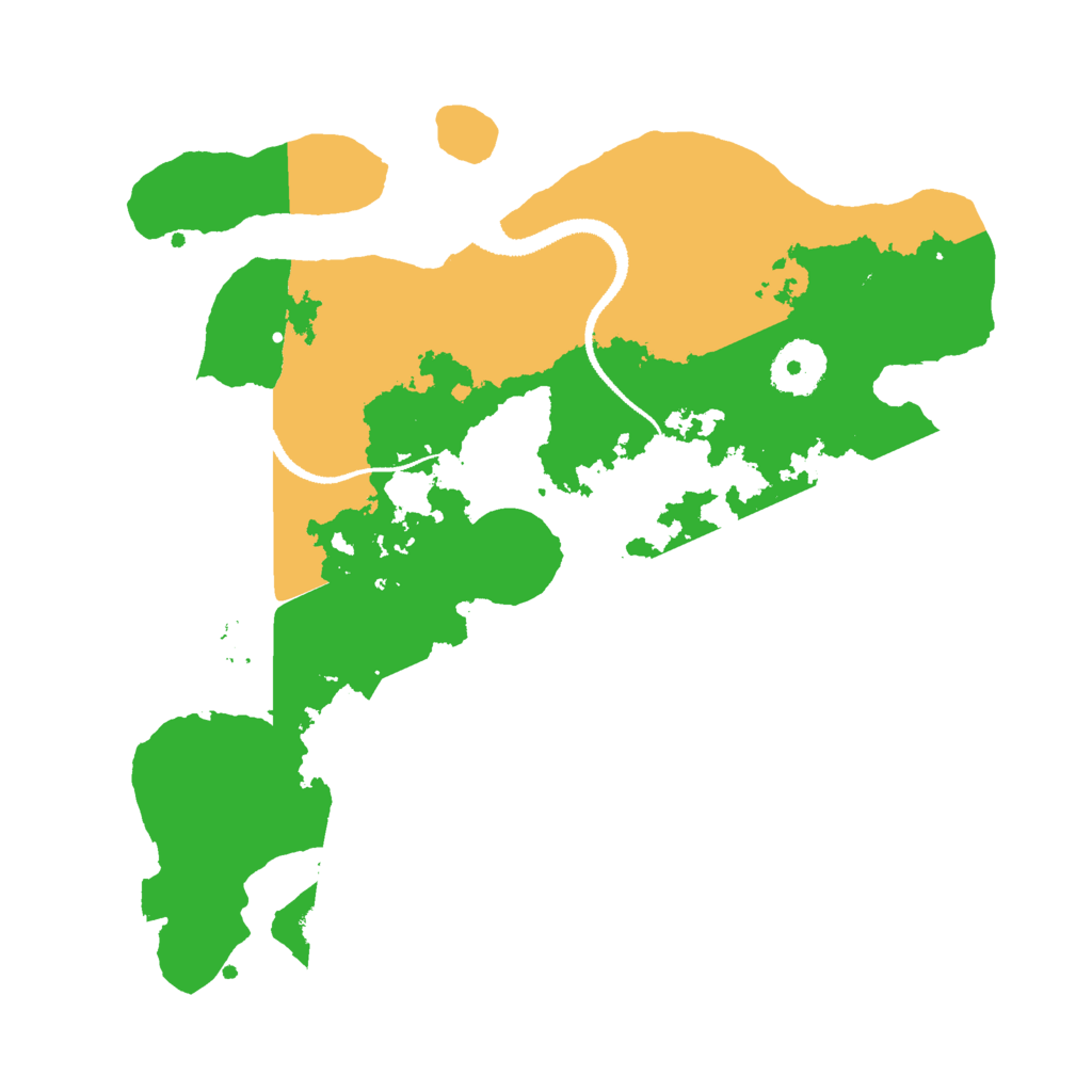 Biome Rust Map: Procedural Map, Size: 3000, Seed: 2002323