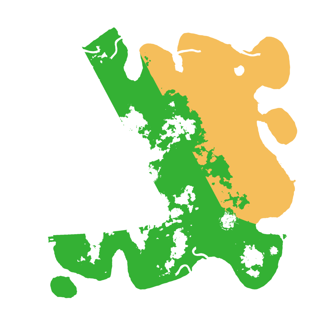 Biome Rust Map: Procedural Map, Size: 3500, Seed: 90447144
