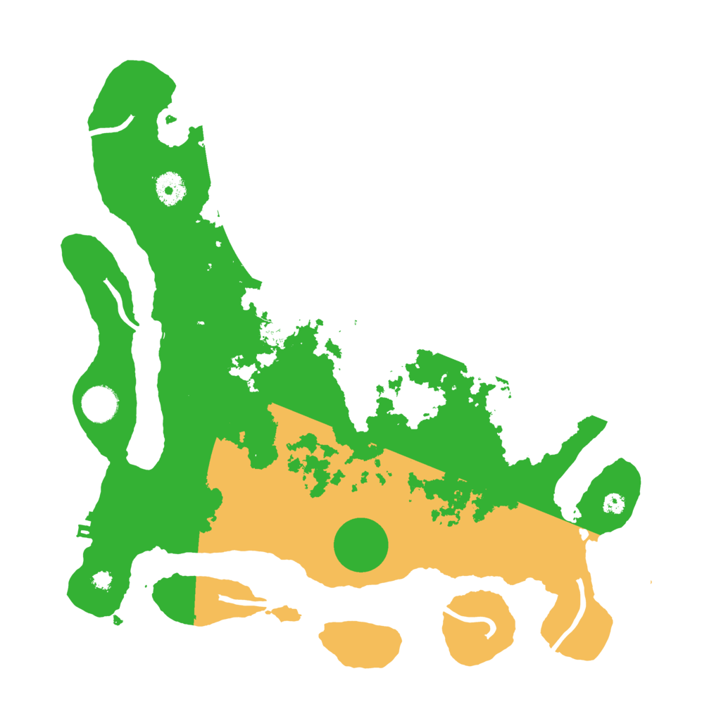 Biome Rust Map: Procedural Map, Size: 3500, Seed: 36153725