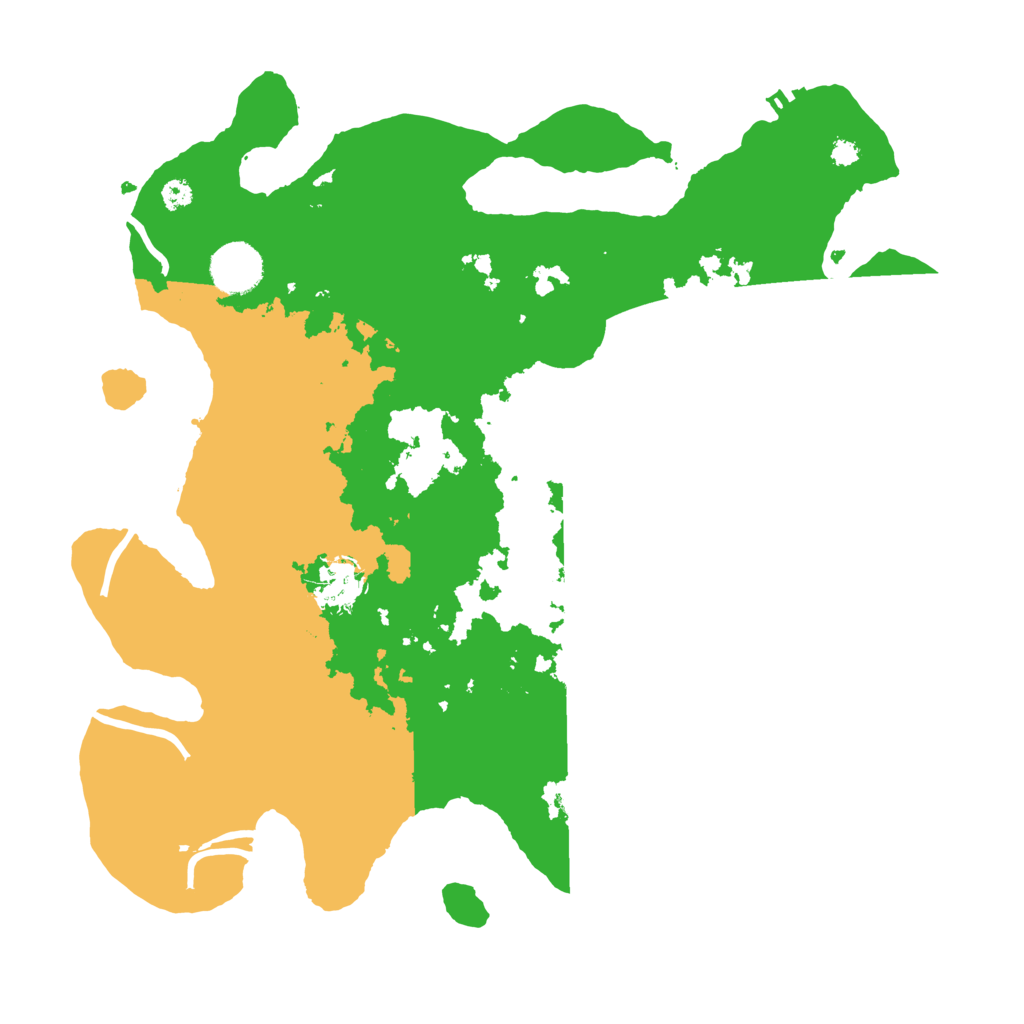 Biome Rust Map: Procedural Map, Size: 3500, Seed: 45268378