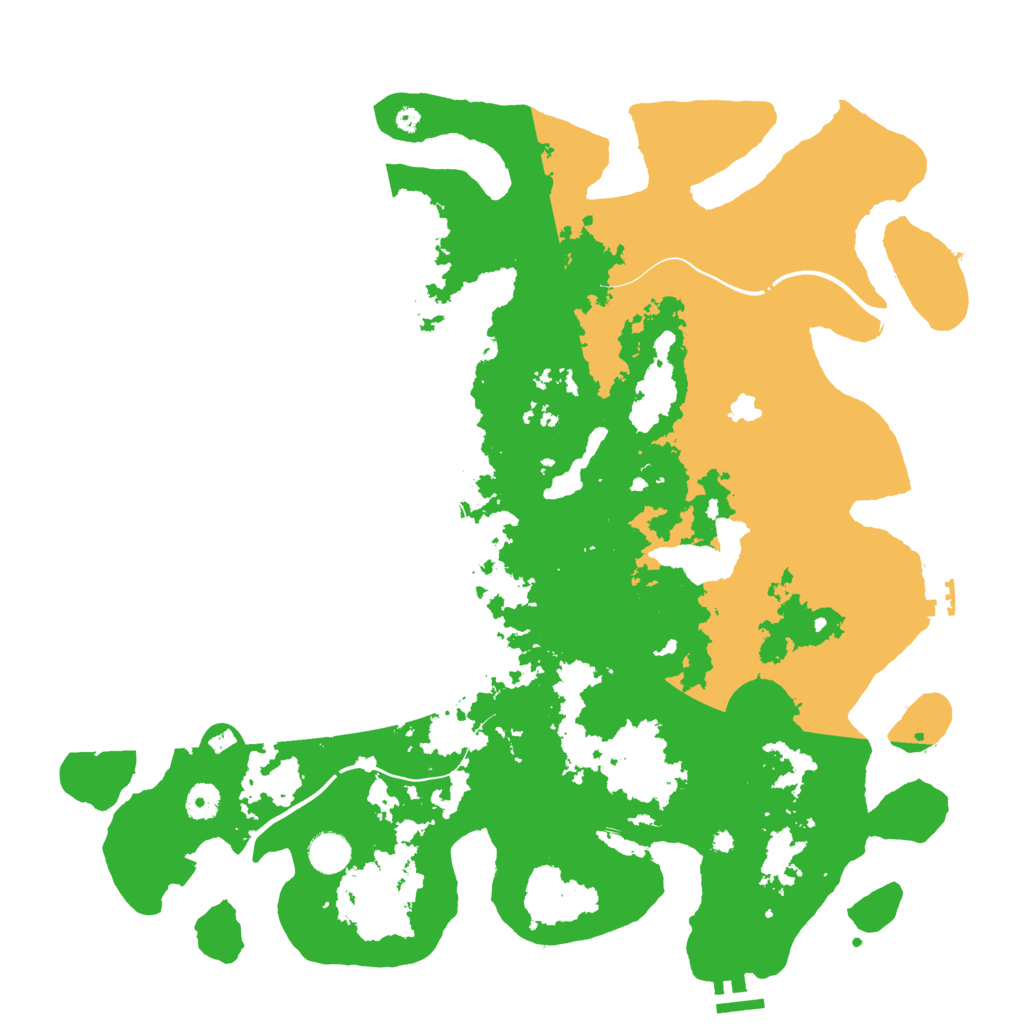 Biome Rust Map: Procedural Map, Size: 4300, Seed: 200