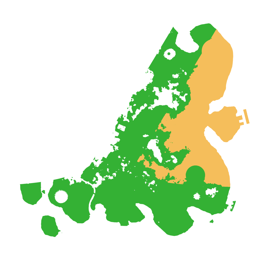 Biome Rust Map: Procedural Map, Size: 3500, Seed: 50226221