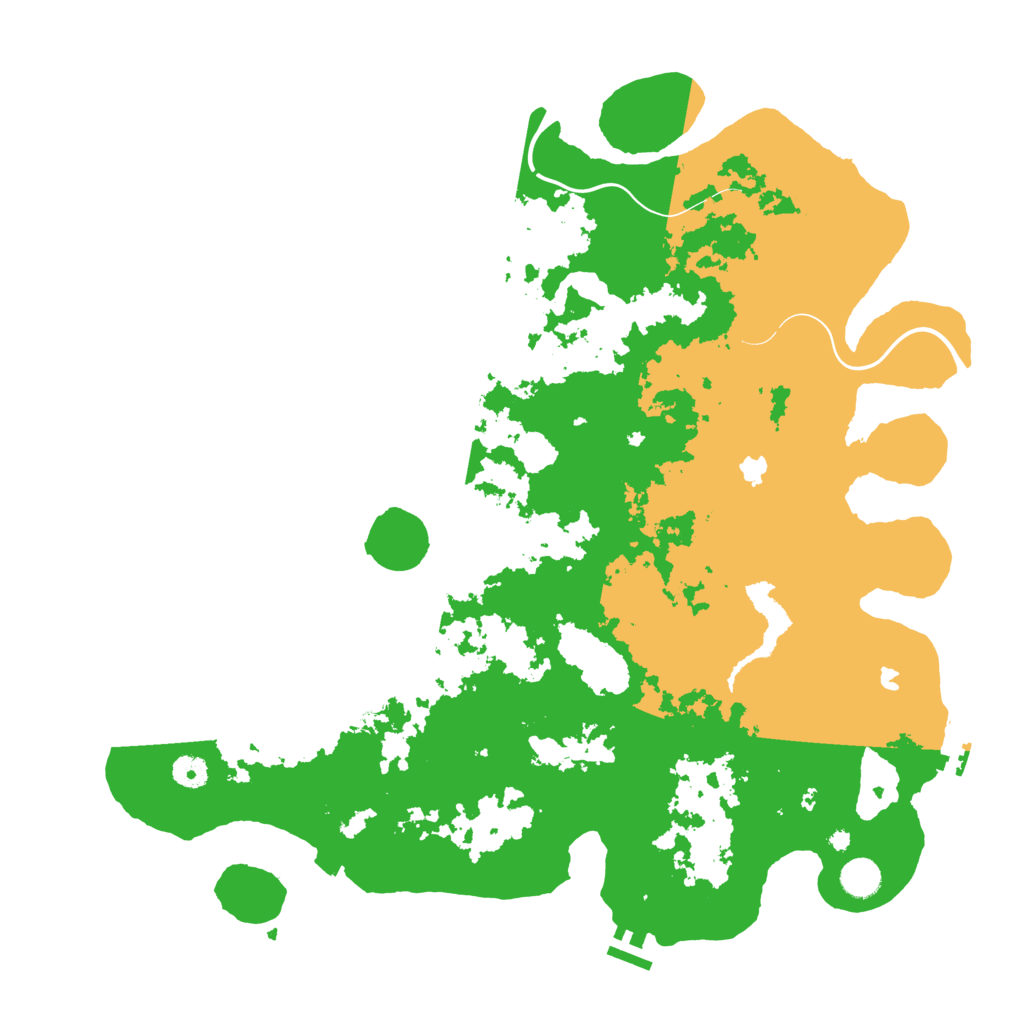 Biome Rust Map: Procedural Map, Size: 4500, Seed: 1188247617