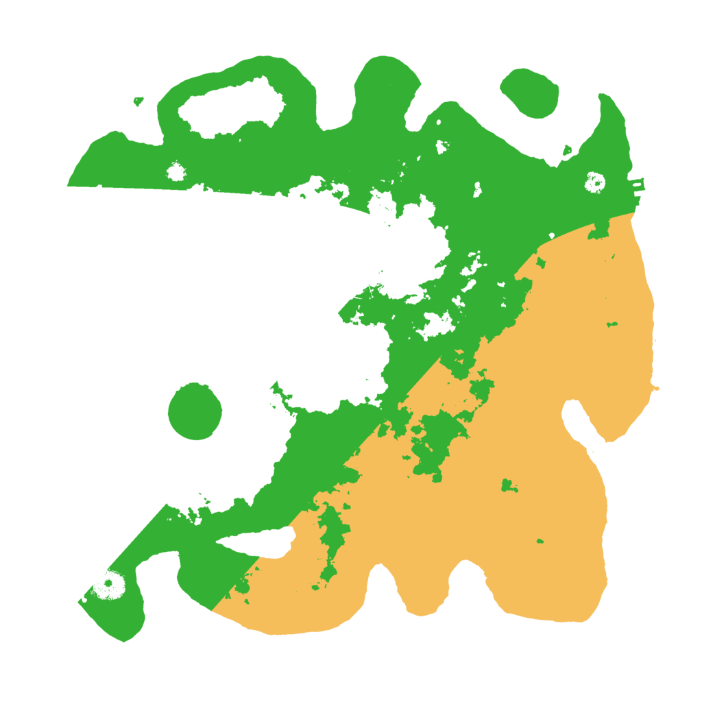 Biome Rust Map: Procedural Map, Size: 3500, Seed: 17402621