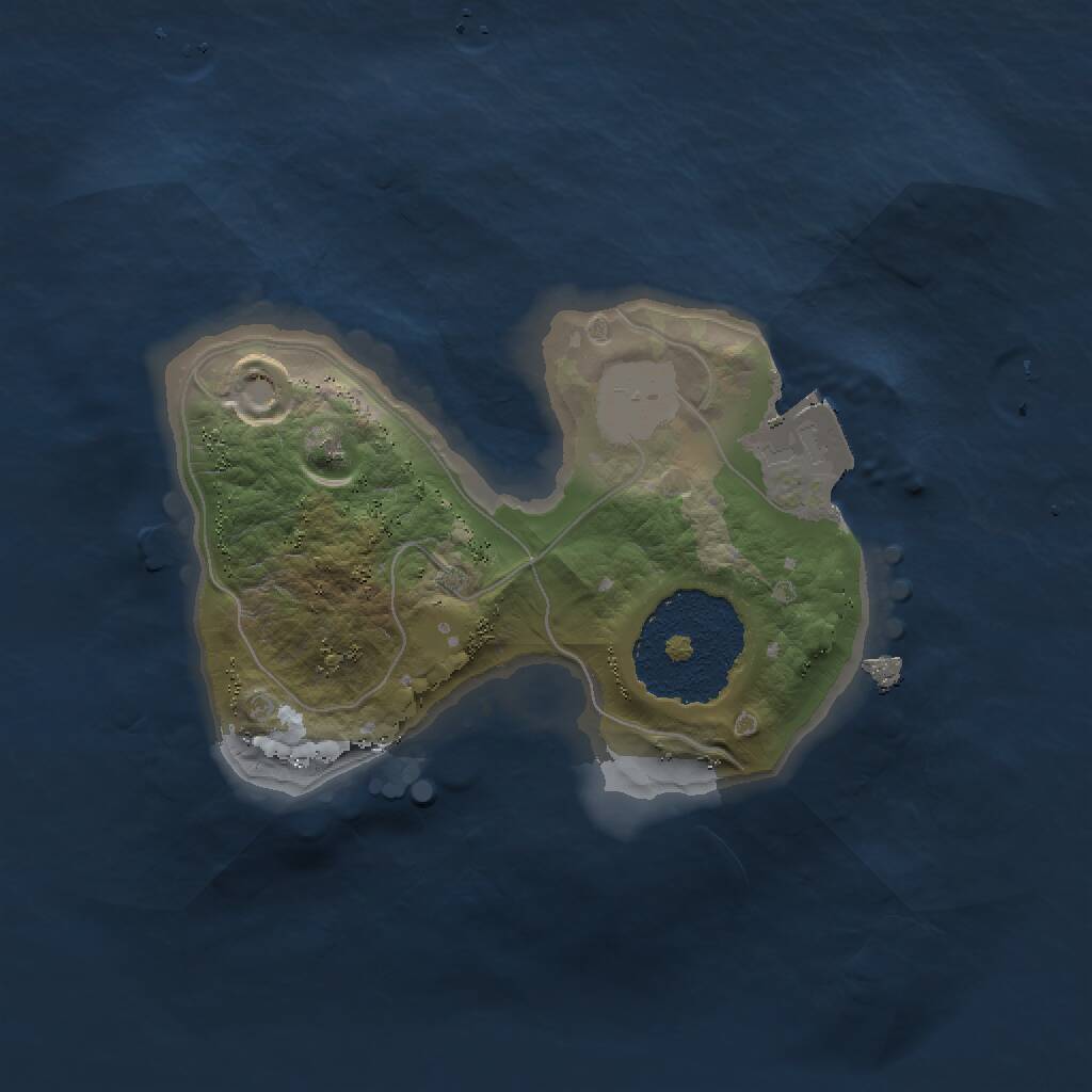 Rust Map: Procedural Map, Size: 1500, Seed: 6272332, 1 Monuments