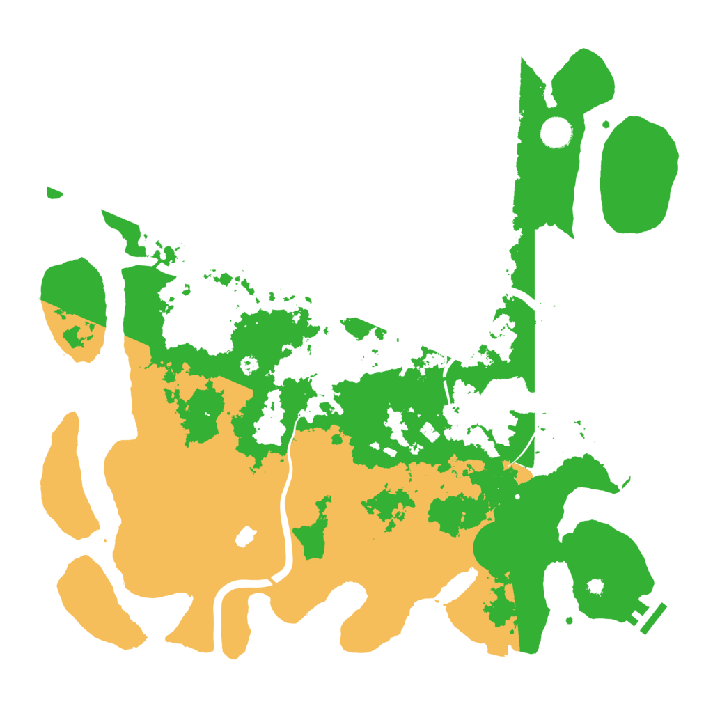 Biome Rust Map: Procedural Map, Size: 4000, Seed: 12201