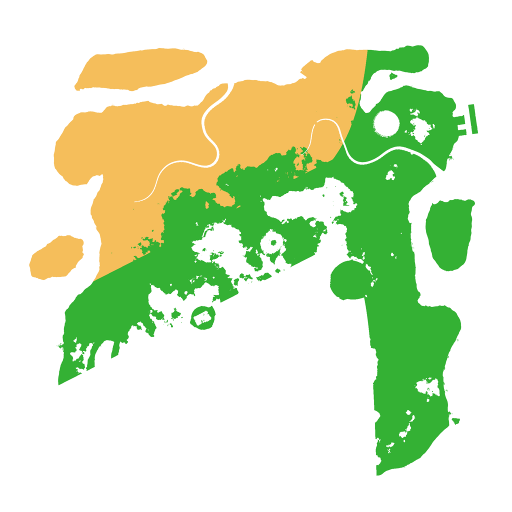Biome Rust Map: Procedural Map, Size: 3500, Seed: 815097805