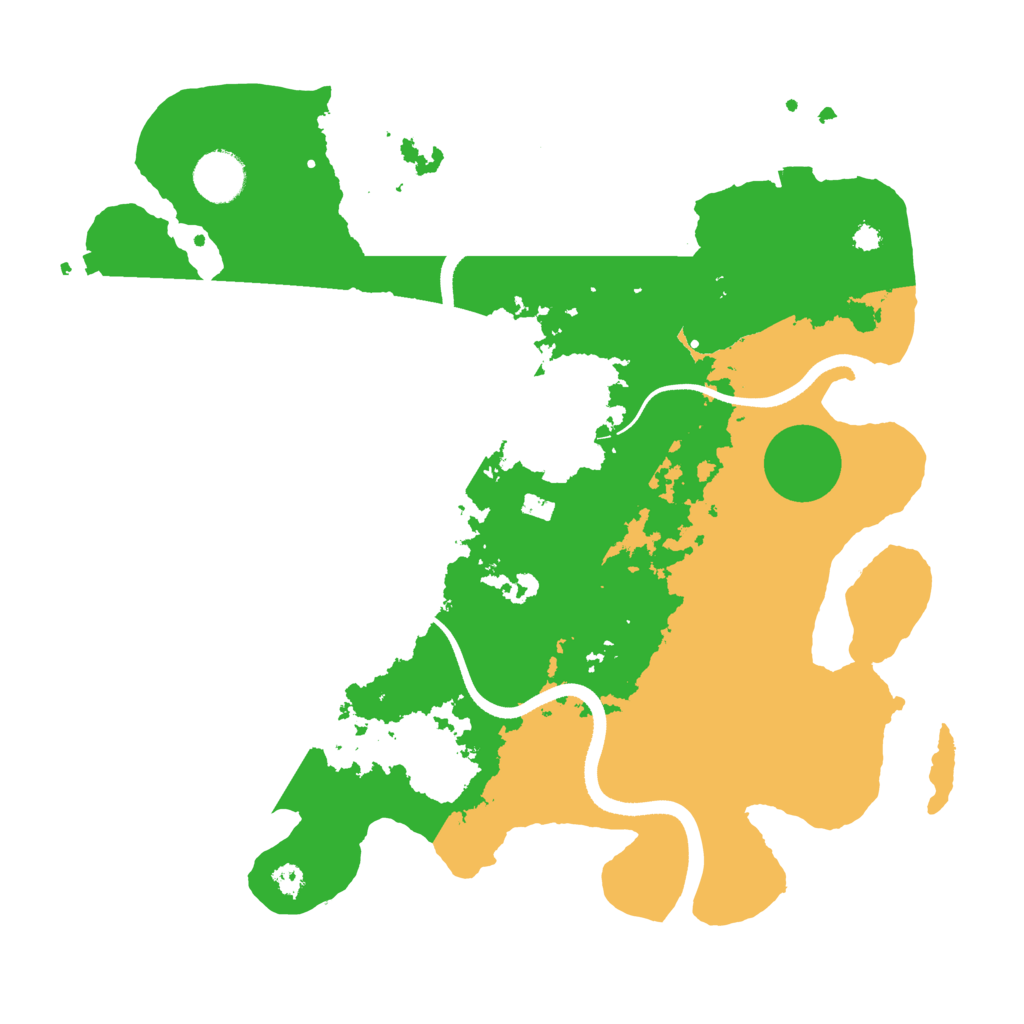 Biome Rust Map: Procedural Map, Size: 3500, Seed: 1359818167