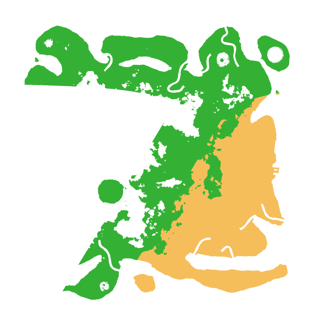 Biome Rust Map: Procedural Map, Size: 3550, Seed: 744530