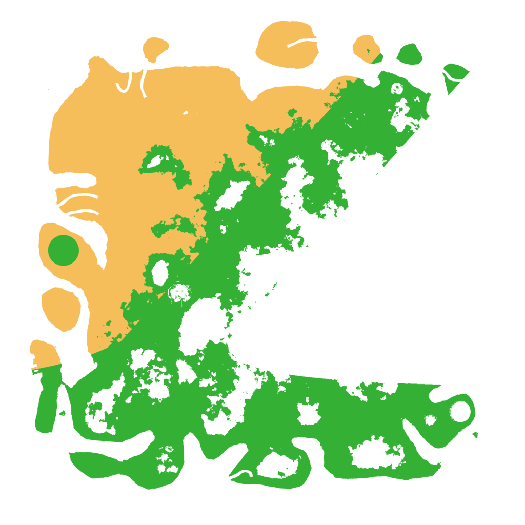 Biome Rust Map: Procedural Map, Size: 4500, Seed: 2158