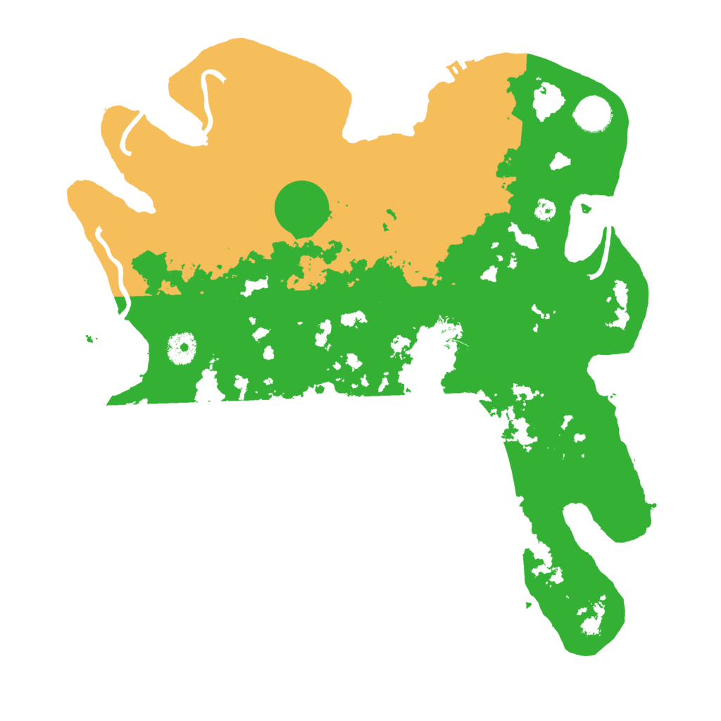 Biome Rust Map: Procedural Map, Size: 3500, Seed: 1023108