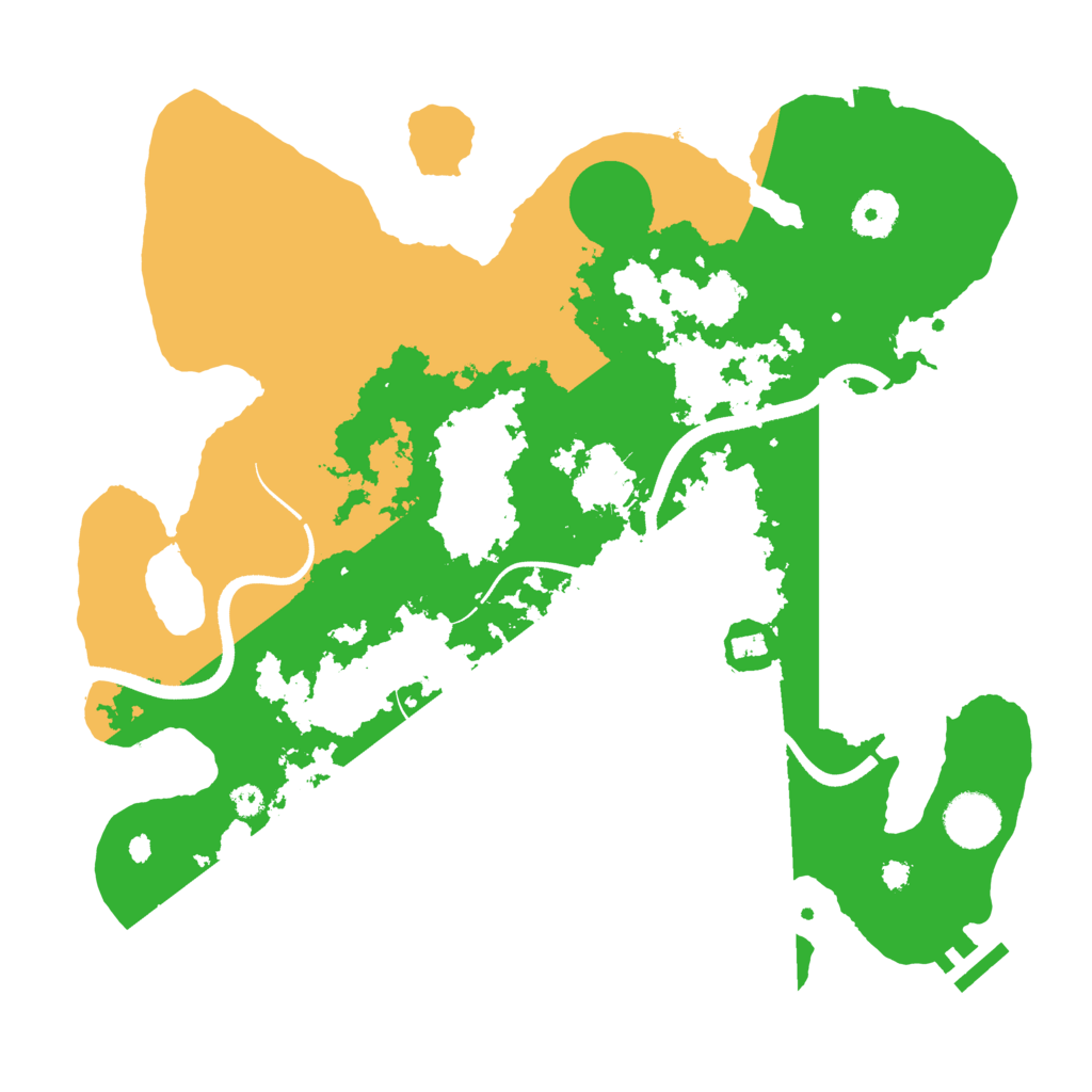 Biome Rust Map: Procedural Map, Size: 3500, Seed: 96570970