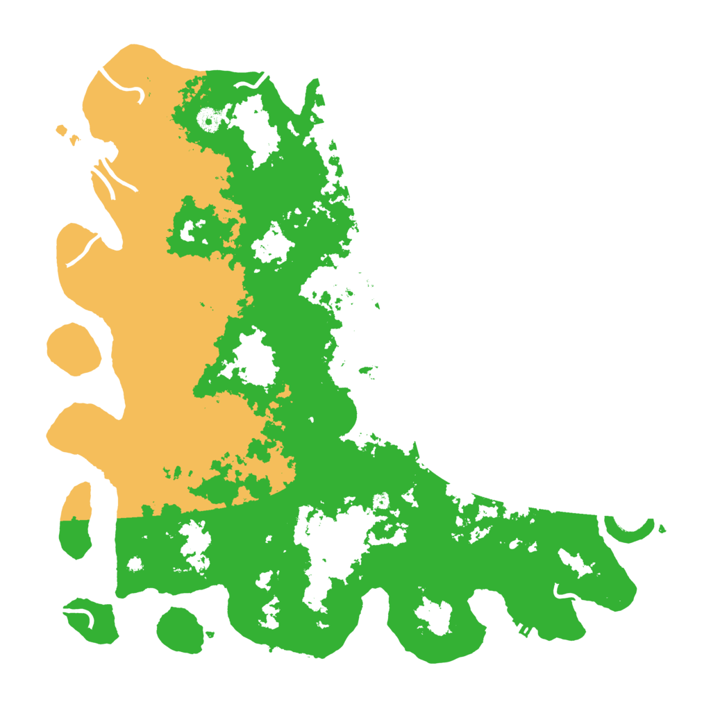 Biome Rust Map: Procedural Map, Size: 4400, Seed: 61880000