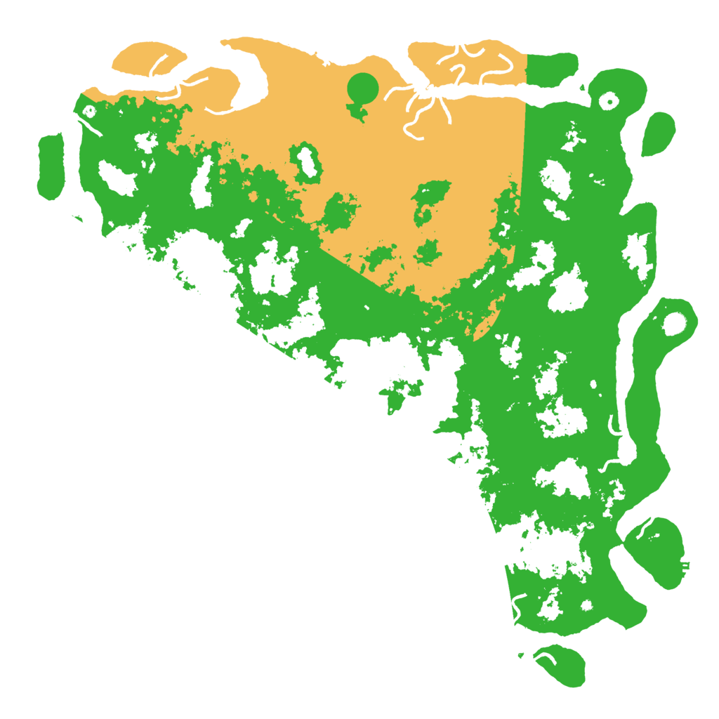 Biome Rust Map: Procedural Map, Size: 6000, Seed: 1937172032