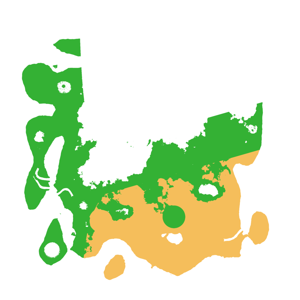 Biome Rust Map: Procedural Map, Size: 3500, Seed: 2118450605