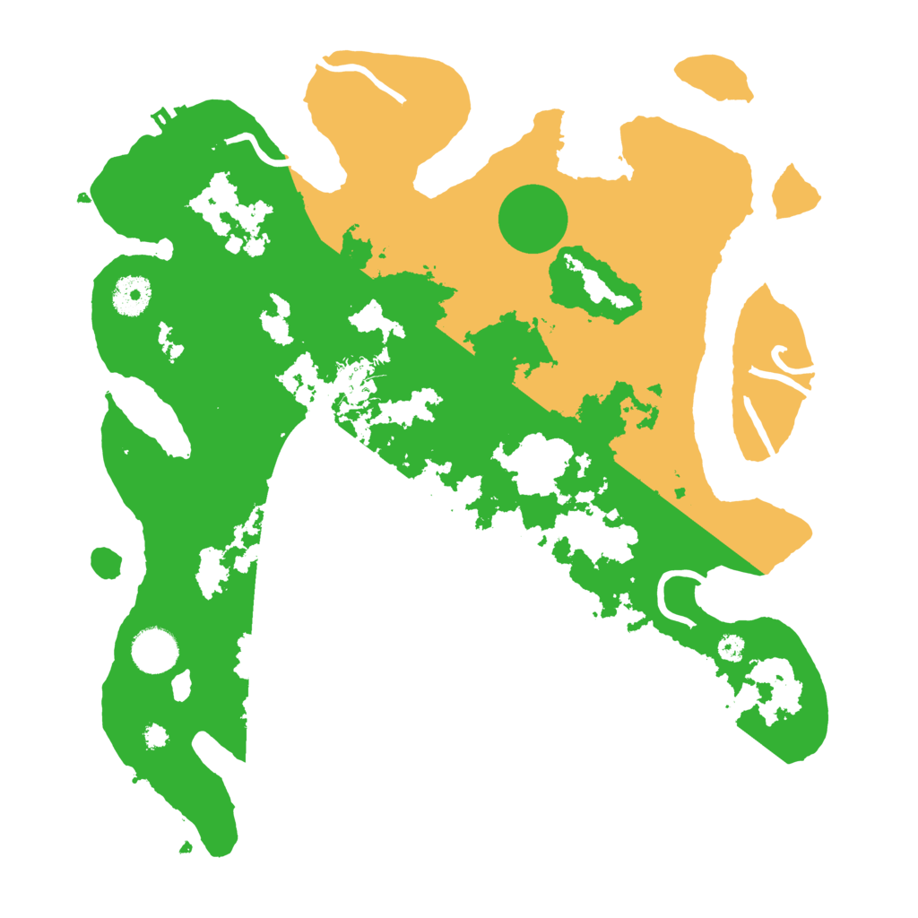 Biome Rust Map: Procedural Map, Size: 3500, Seed: 1032110799