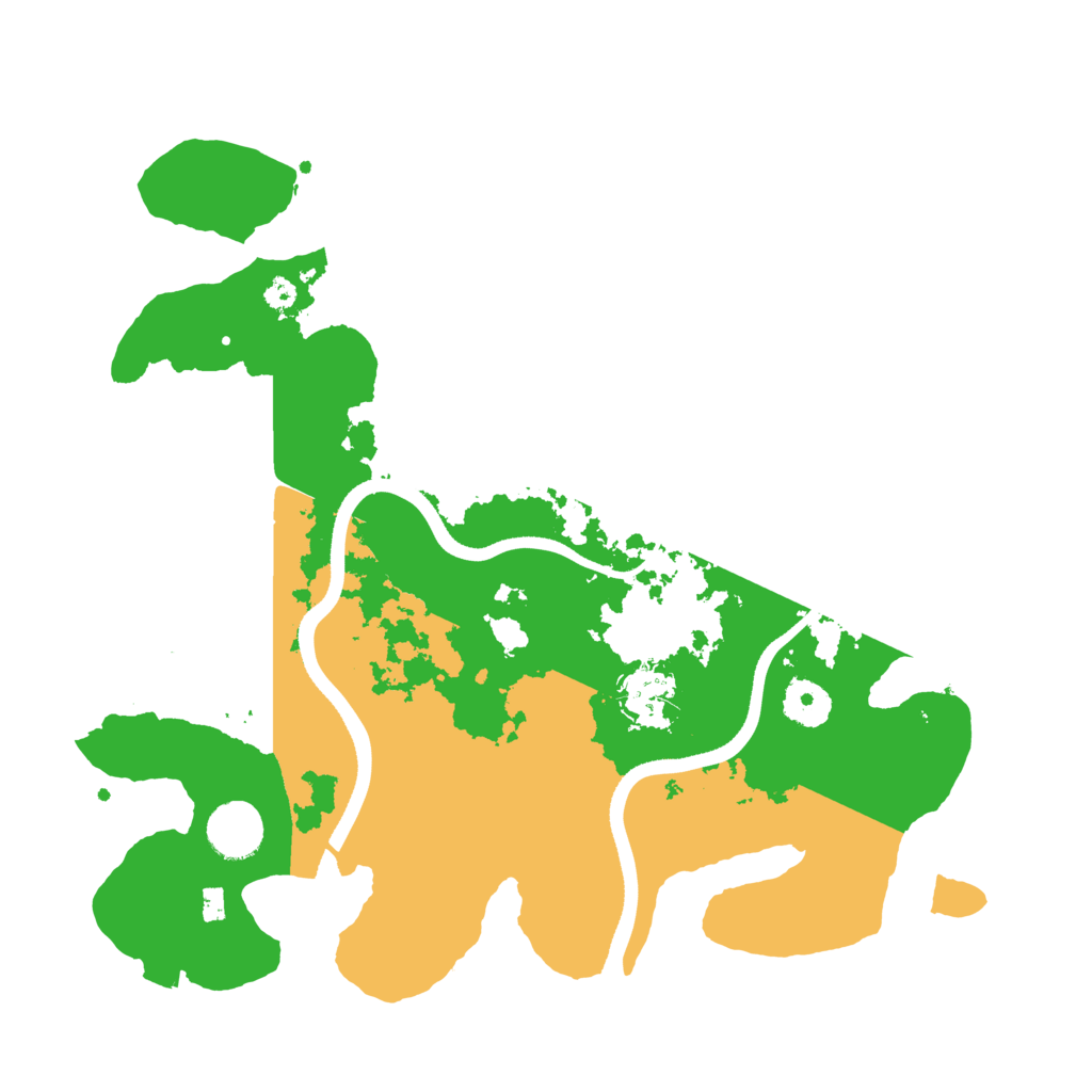 Biome Rust Map: Procedural Map, Size: 3500, Seed: 2031315844