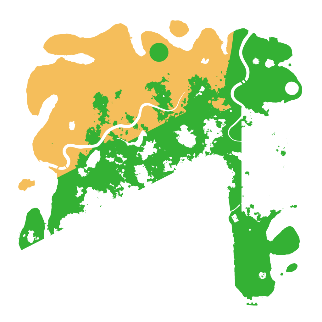 Biome Rust Map: Procedural Map, Size: 4500, Seed: 745591491