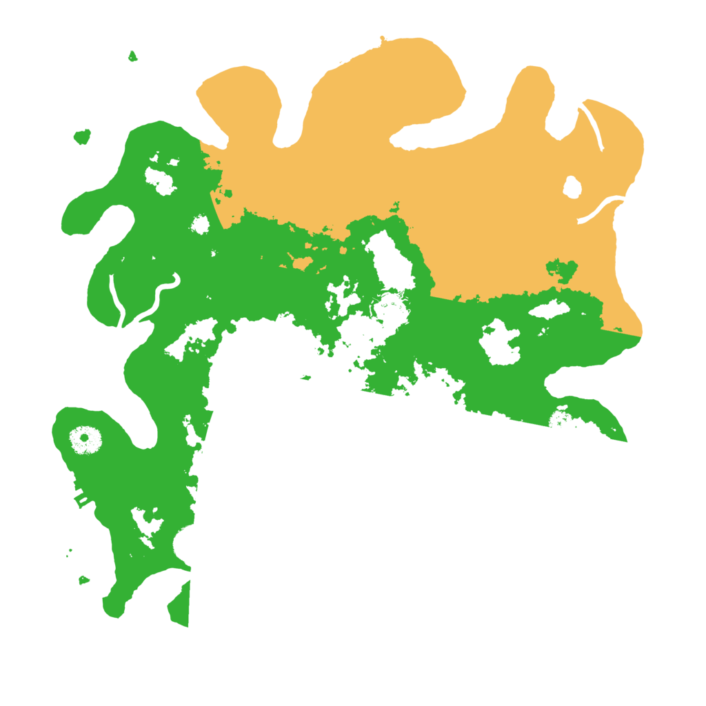 Biome Rust Map: Procedural Map, Size: 3500, Seed: 28322038