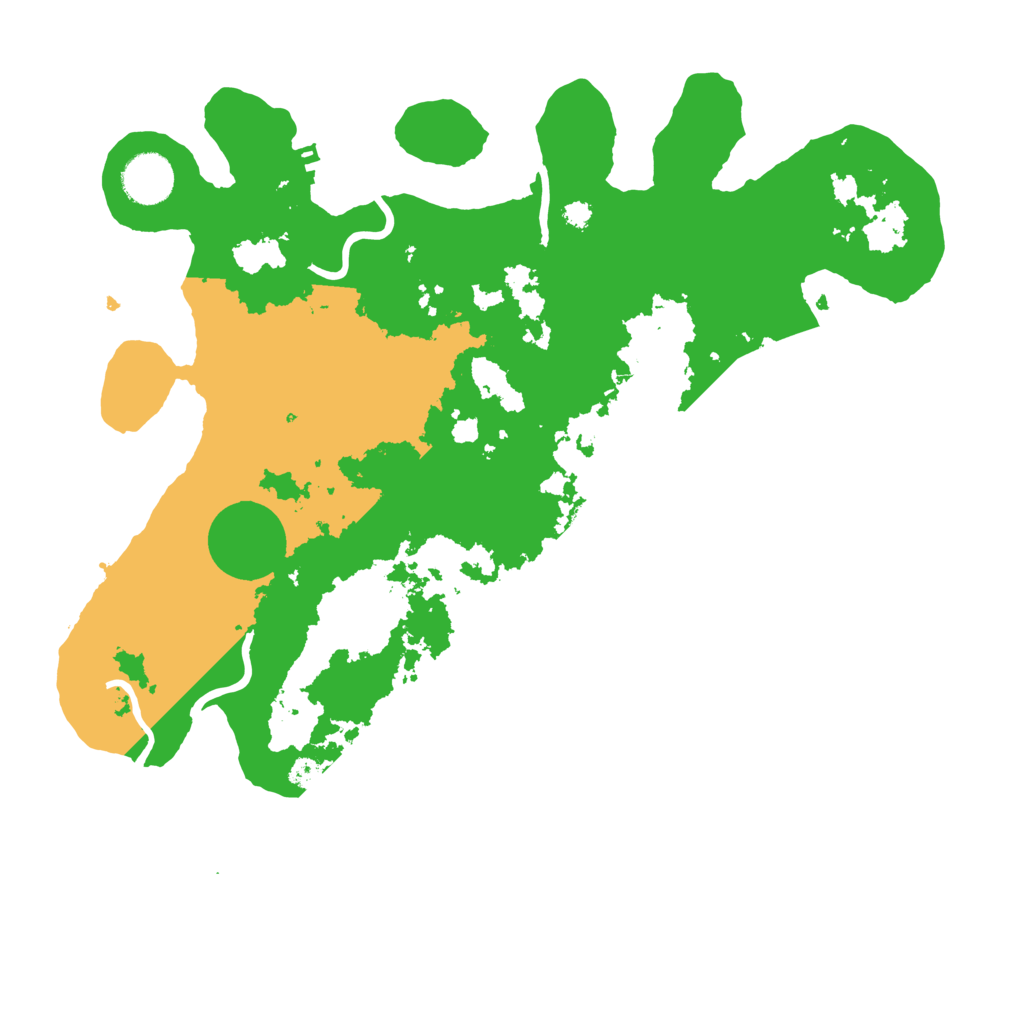 Biome Rust Map: Procedural Map, Size: 3500, Seed: 97638470